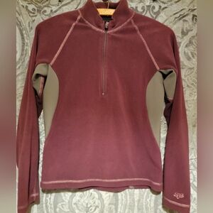 Fox Women's Maroon and Beige Sweatshirt